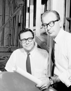 William Krisel and Dan Palmer, 1958; Julius Shulman Photo. Getty Musuem Archives