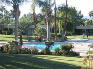 Sandpiper's circles are built around pools and green belts amid lush landscaping.