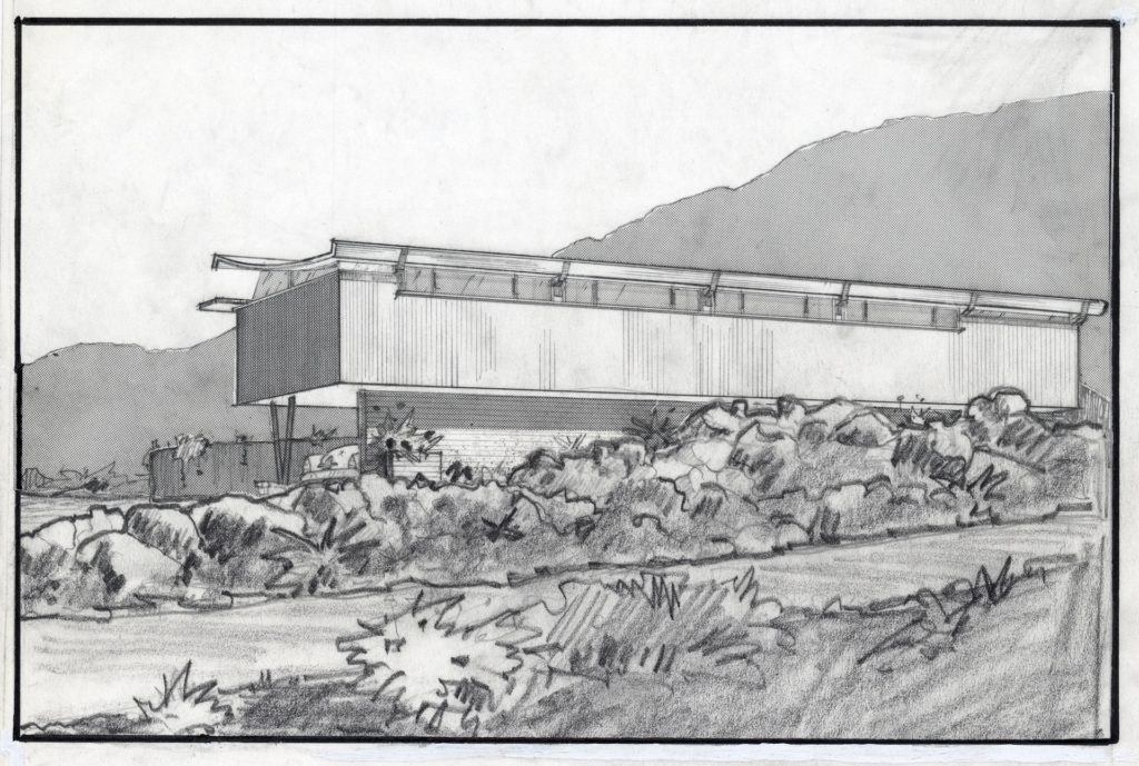 Walter S. White (1917-2002), Dr. Franz Alexander house, Palm Springs, CA, 1955. Image courtesy of Architecture and Design Collection, Art Design & Architecture Museum, UC Santa Barbara. © UC Regents.